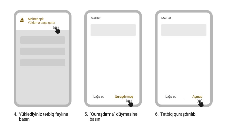 Rəsmi Melbet saytından telefonunuza mini yükləyin