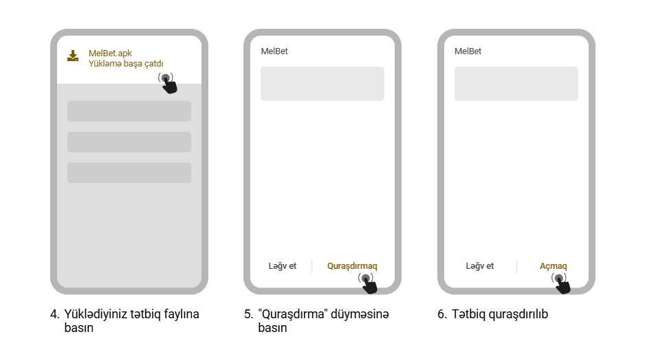 Azərbaycanda android üçün Melbet onlayn kazinosunu yükləyin